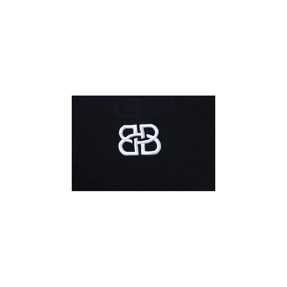 Balenciaga Roma Series Embroidered Distressed T-Shirt Black,Balenciaga T-Shirts,T-Shirts,CLOTHES