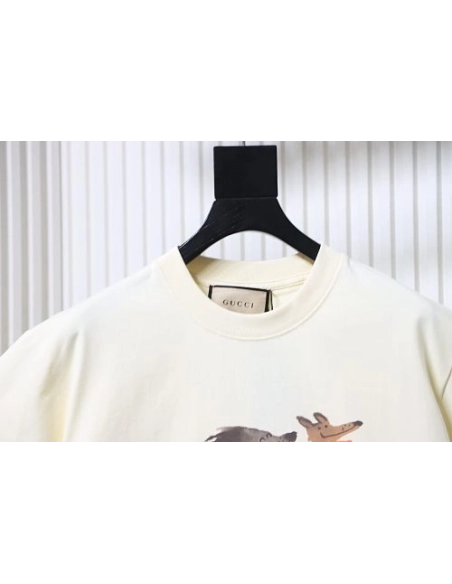 Gucci Cartoon Animal Bus T-Shirt,Gucci T-shirts,T-Shirts,CLOTHES
