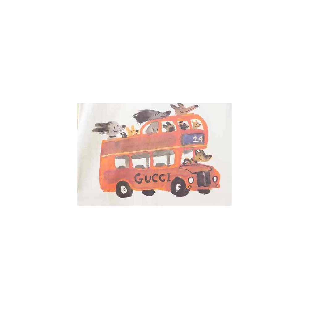 Gucci Cartoon Animal Bus T-Shirt,Gucci T-shirts,T-Shirts,CLOTHES