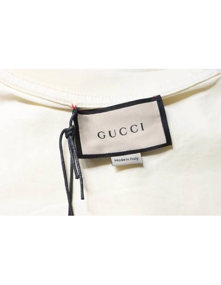 Gucci Cartoon Floral Love T-Shirt,Gucci T-shirts,T-Shirts,CLOTHES