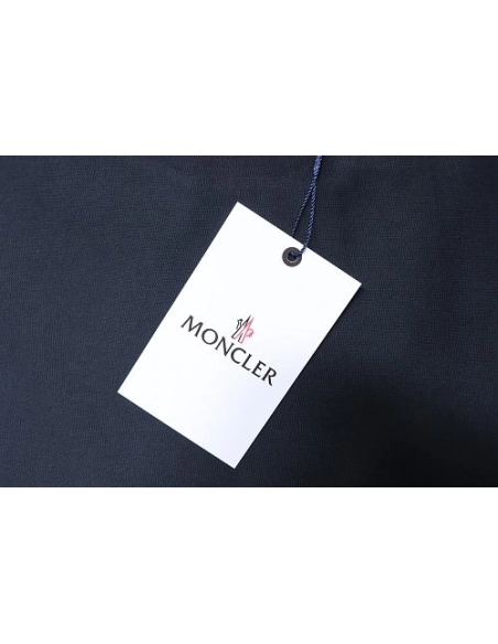 Moncler Ink-Style Mountain Print T-Shirt Black,Moncler T-Shirts,T-Shirts,CLOTHES