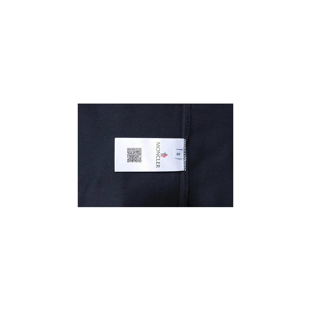 Moncler Ink-Style Mountain Print T-Shirt Black,Moncler T-Shirts,T-Shirts,CLOTHES