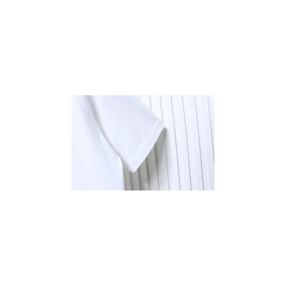 Louis Vuitton Distressed Denim Patchwork Embroidered T-Shirt White,Louis Vuitton T-Shirts,T-Shirts,CLOTHES