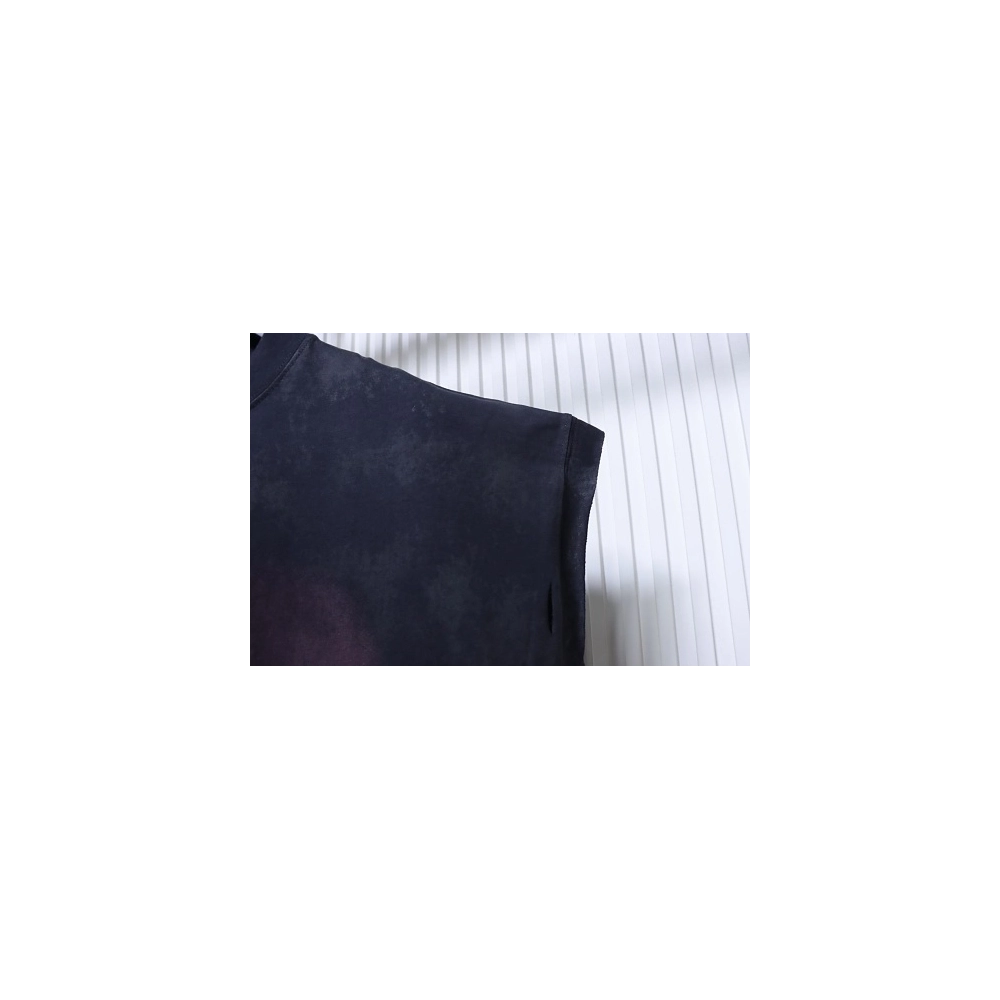 Balenciaga City Nightscape Print Short Sleeve Vest Black,Balenciaga T-Shirts,T-Shirts,CLOTHES