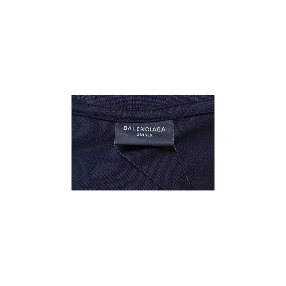 Balenciaga City Nightscape Print Short Sleeve Vest Black,Balenciaga T-Shirts,T-Shirts,CLOTHES
