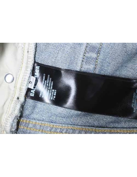 Balenciaga Denim Shorts with Fringed Hems,Balenciaga Shorts,Shorts,CLOTHES