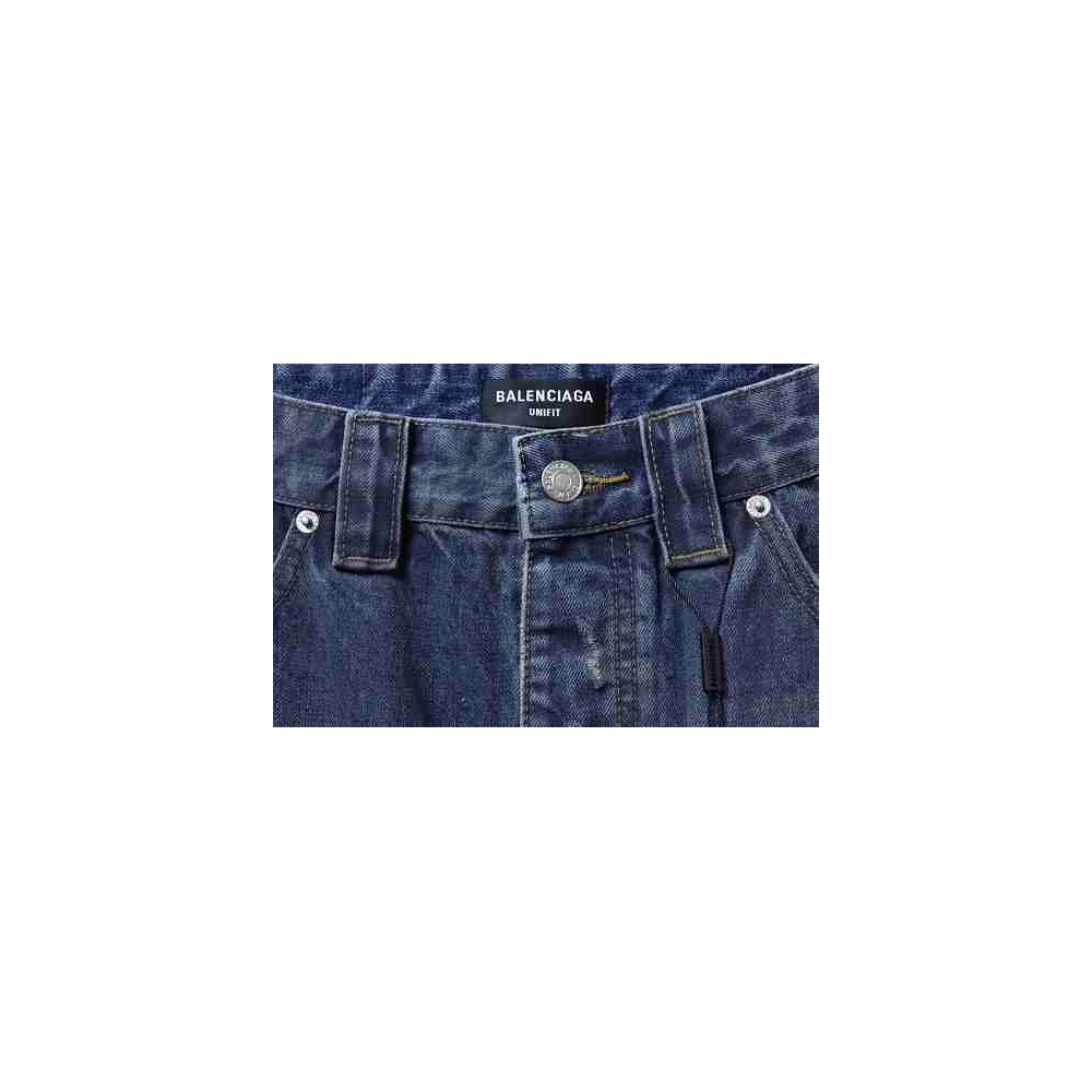 Balenciaga High Summer Distressed Denim Shorts,Balenciaga Shorts,Shorts,CLOTHES