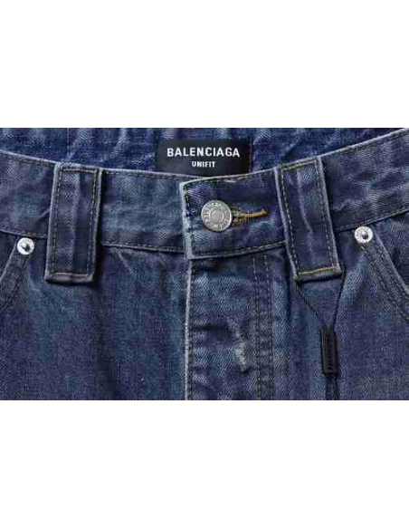 Balenciaga High Summer Distressed Denim Shorts,Balenciaga Shorts,Shorts,CLOTHES