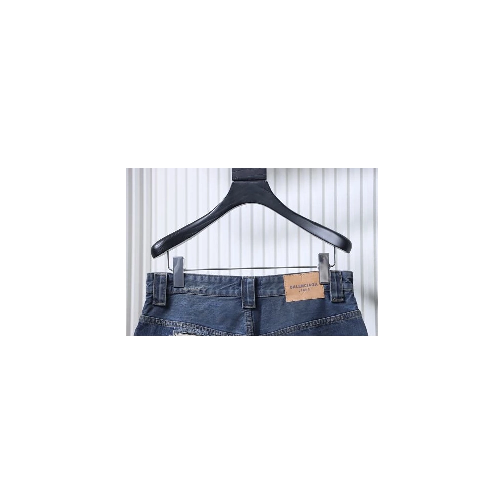 Balenciaga High Summer Distressed Denim Shorts,Balenciaga Shorts,Shorts,CLOTHES