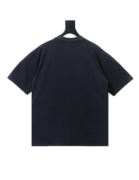 Balenciaga Los Angeles Nightscape Distressed T-Shirt,Balenciaga T-Shirts,T-Shirts,CLOTHES
