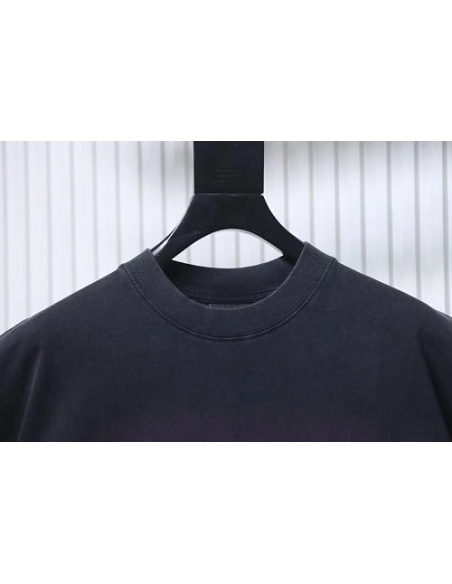 Balenciaga Los Angeles Nightscape Distressed T-Shirt,Balenciaga T-Shirts,T-Shirts,CLOTHES