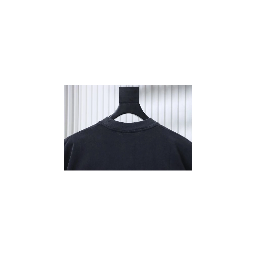 Balenciaga Los Angeles Nightscape Distressed T-Shirt,Balenciaga T-Shirts,T-Shirts,CLOTHES