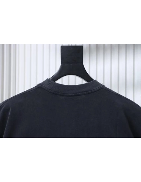 Balenciaga Los Angeles Nightscape Distressed T-Shirt,Balenciaga T-Shirts,T-Shirts,CLOTHES