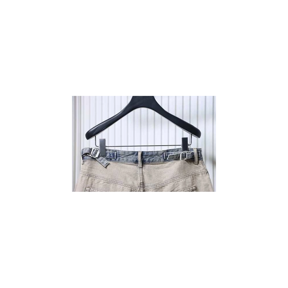 Balenciaga Reversible Distressed Denim Shorts,Balenciaga Shorts,Shorts,CLOTHES