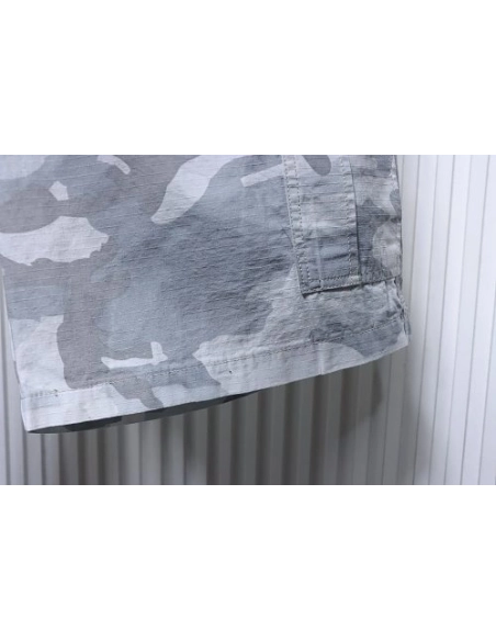Balenciaga White and Gray Camouflage Shorts,Balenciaga Shorts,Shorts,CLOTHES