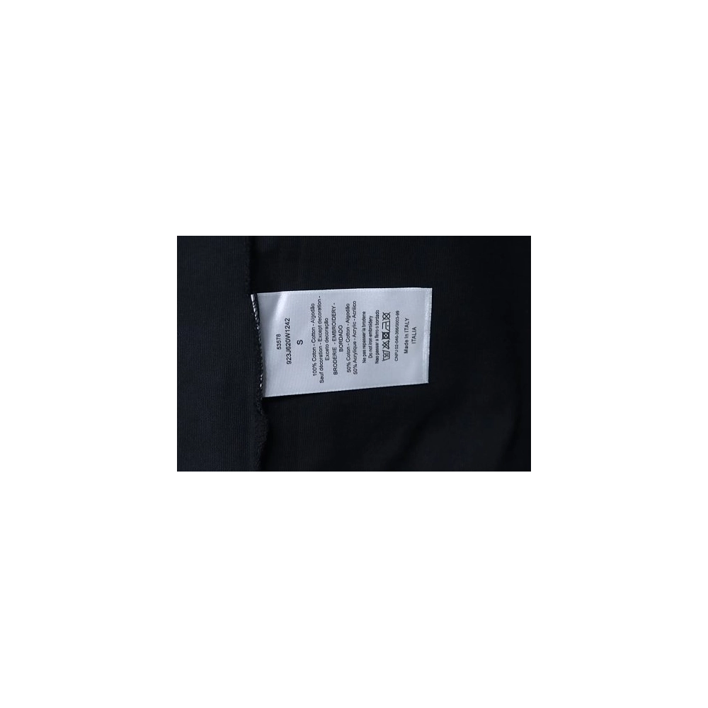 Dior CD Letter Applique T-Shirt Black,Dior T-Shirts,T-Shirts,CLOTHES