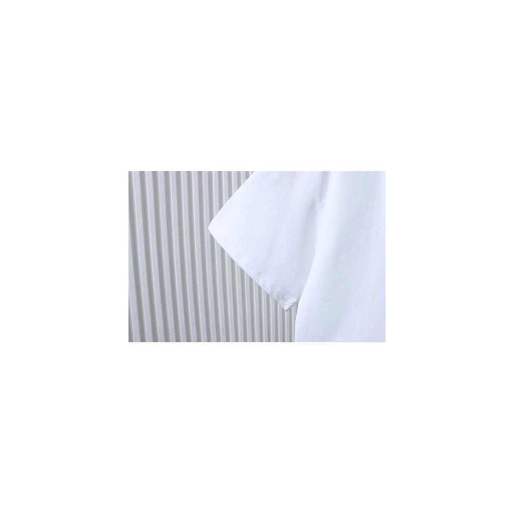 Dior CD Letter Applique T-Shirt White,Dior T-Shirts,T-Shirts,CLOTHES