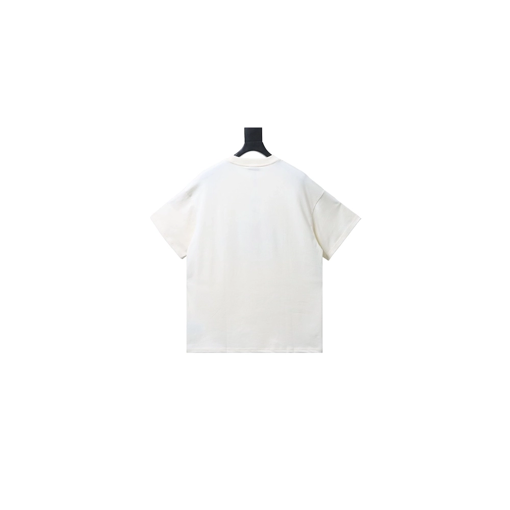Dior Compass Print T-Shirt Apricot,Dior T-Shirts,T-Shirts,CLOTHES