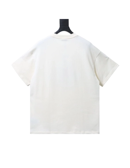 Dior Compass Print T-Shirt Apricot,Dior T-Shirts,T-Shirts,CLOTHES