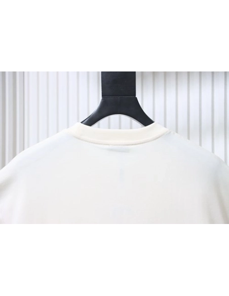 Dior Compass Print T-Shirt Apricot,Dior T-Shirts,T-Shirts,CLOTHES