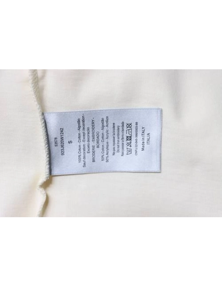 Dior Compass Print T-Shirt Apricot,Dior T-Shirts,T-Shirts,CLOTHES