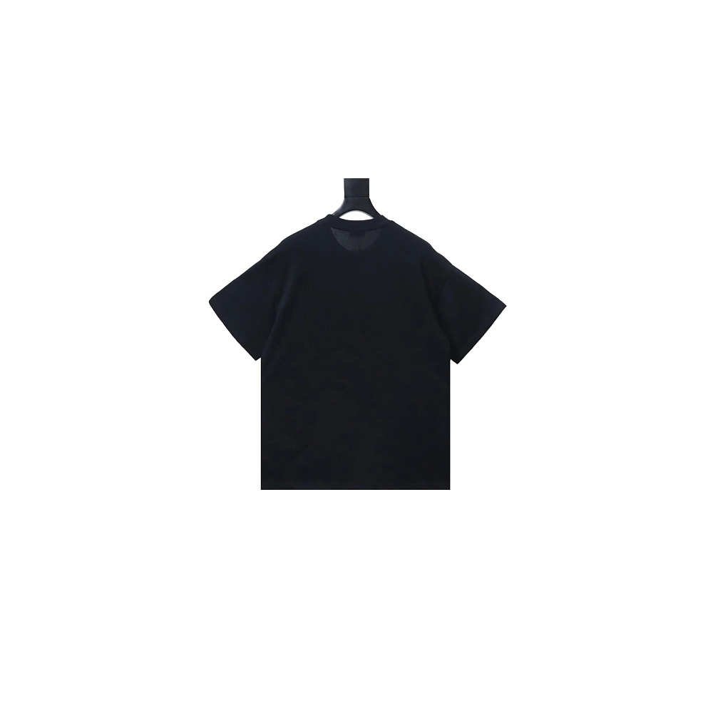 Dior Monogram Applique T-Shirt Black,Dior T-Shirts,T-Shirts,CLOTHES
