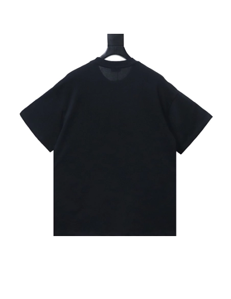 Dior Monogram Applique T-Shirt Black,Dior T-Shirts,T-Shirts,CLOTHES