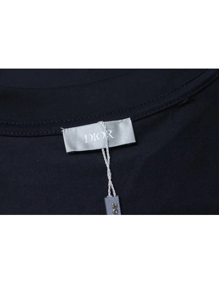 Dior Monogram Applique T-Shirt Black,Dior T-Shirts,T-Shirts,CLOTHES