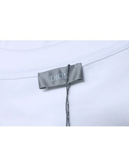 Dior Monogram Applique T-Shirt White,Dior T-Shirts,T-Shirts,CLOTHES