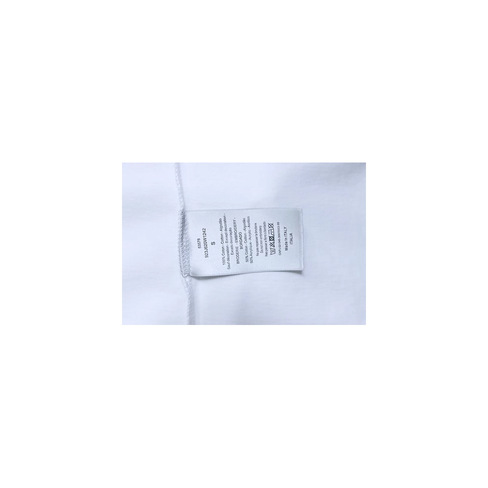 Dior Monogram Applique T-Shirt White,Dior T-Shirts,T-Shirts,CLOTHES