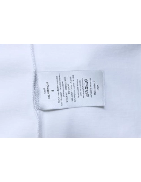 Dior Monogram Applique T-Shirt White,Dior T-Shirts,T-Shirts,CLOTHES