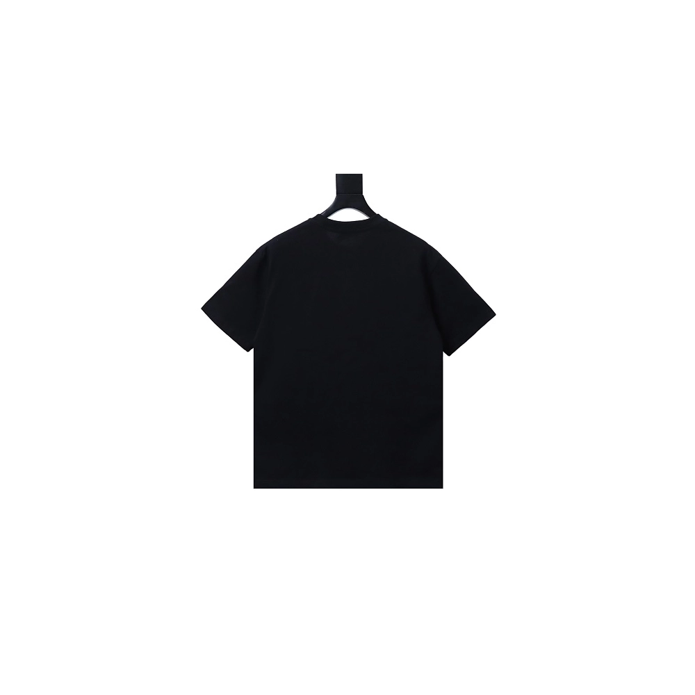 Loewe Four-leaf Clover Print T-Shirt Black,Loewe T-Shirts,T-Shirts,CLOTHES