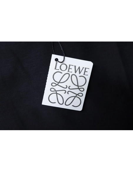 Loewe Four-leaf Clover Print T-Shirt Black,Loewe T-Shirts,T-Shirts,CLOTHES
