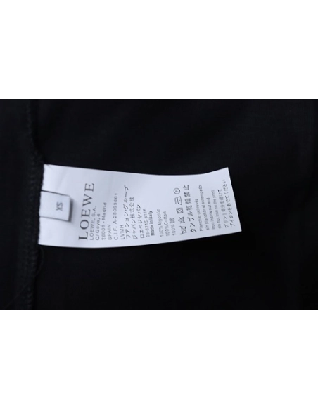 Loewe Four-leaf Clover Print T-Shirt Black,Loewe T-Shirts,T-Shirts,CLOTHES