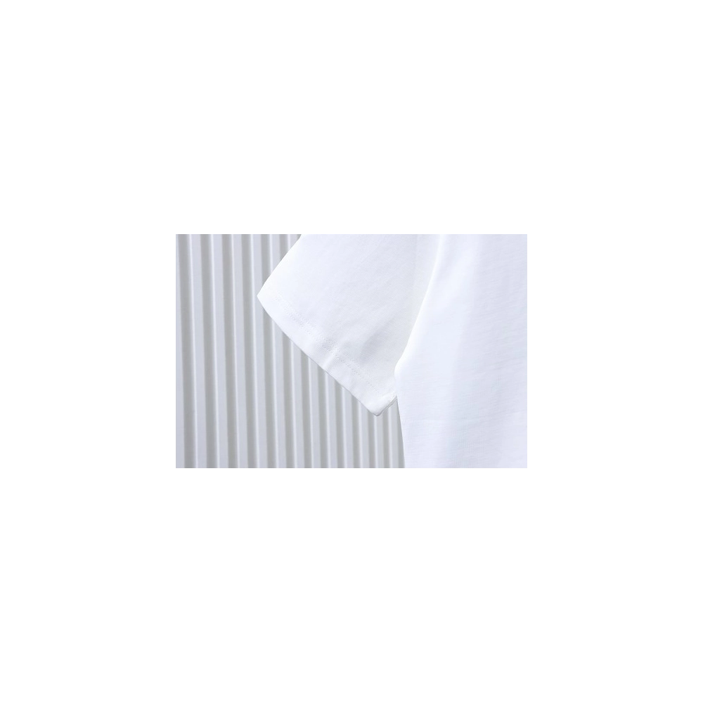 Loewe Four-leaf Clover Print T-Shirt White,Loewe T-Shirts,T-Shirts,CLOTHES
