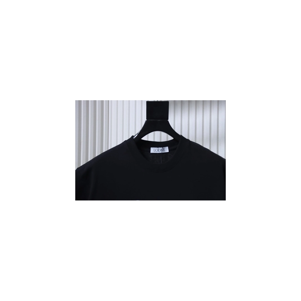 Loewe X ON Collaborative Graphic T-Shirt Black,Loewe T-Shirts,T-Shirts,CLOTHES