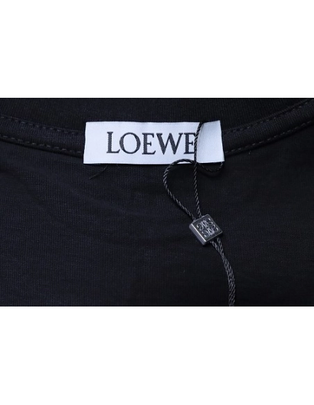Loewe X ON Collaborative Graphic T-Shirt Black,Loewe T-Shirts,T-Shirts,CLOTHES