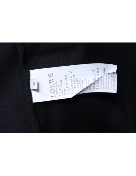 Loewe X ON Collaborative Graphic T-Shirt Black,Loewe T-Shirts,T-Shirts,CLOTHES