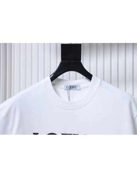 Loewe X ON Collaborative Graphic T-Shirt White,Loewe T-Shirts,T-Shirts,CLOTHES