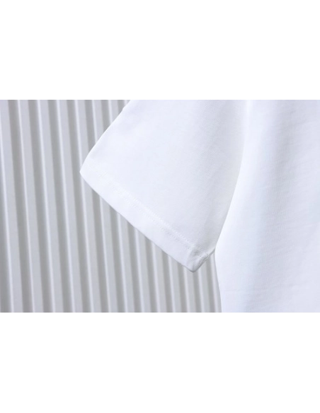Loewe X ON Collaborative Graphic T-Shirt White,Loewe T-Shirts,T-Shirts,CLOTHES