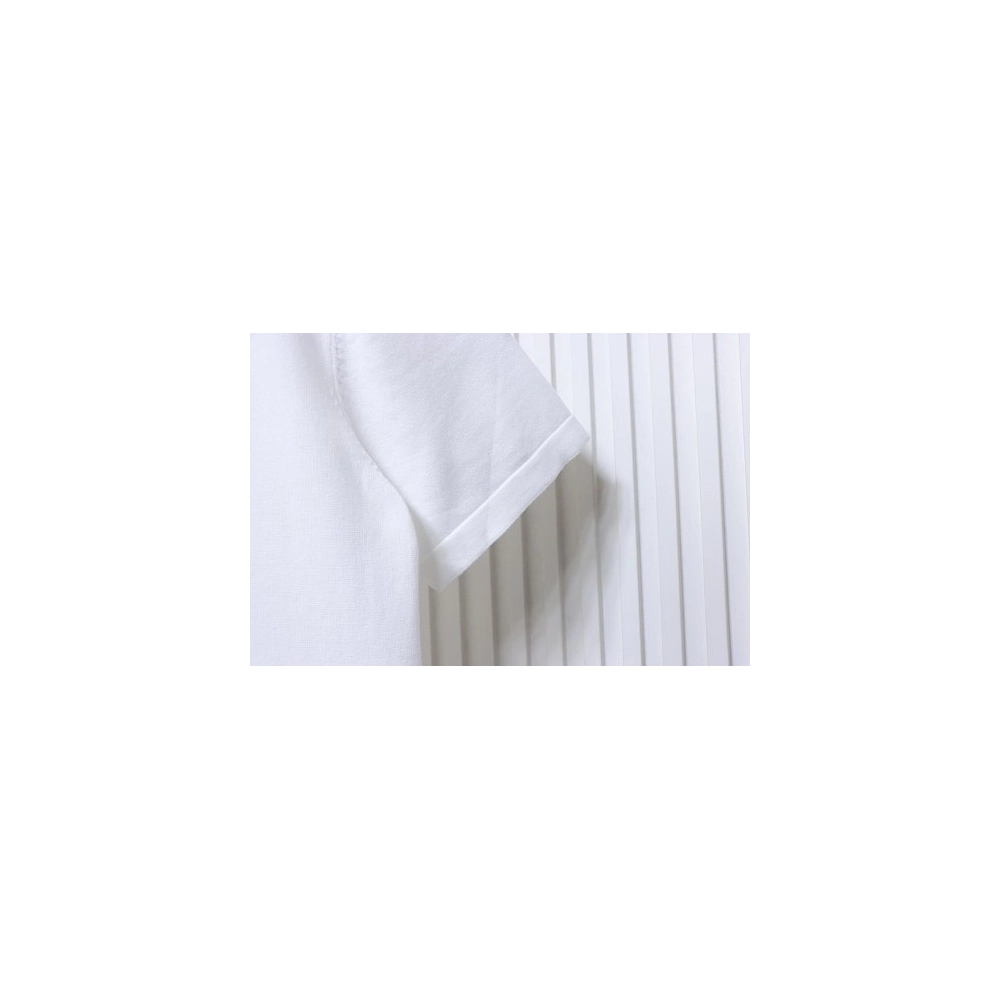 Louis Vuitton Beaded Letter Hem T-Shirt White,Louis Vuitton T-Shirts,T-Shirts,CLOTHES