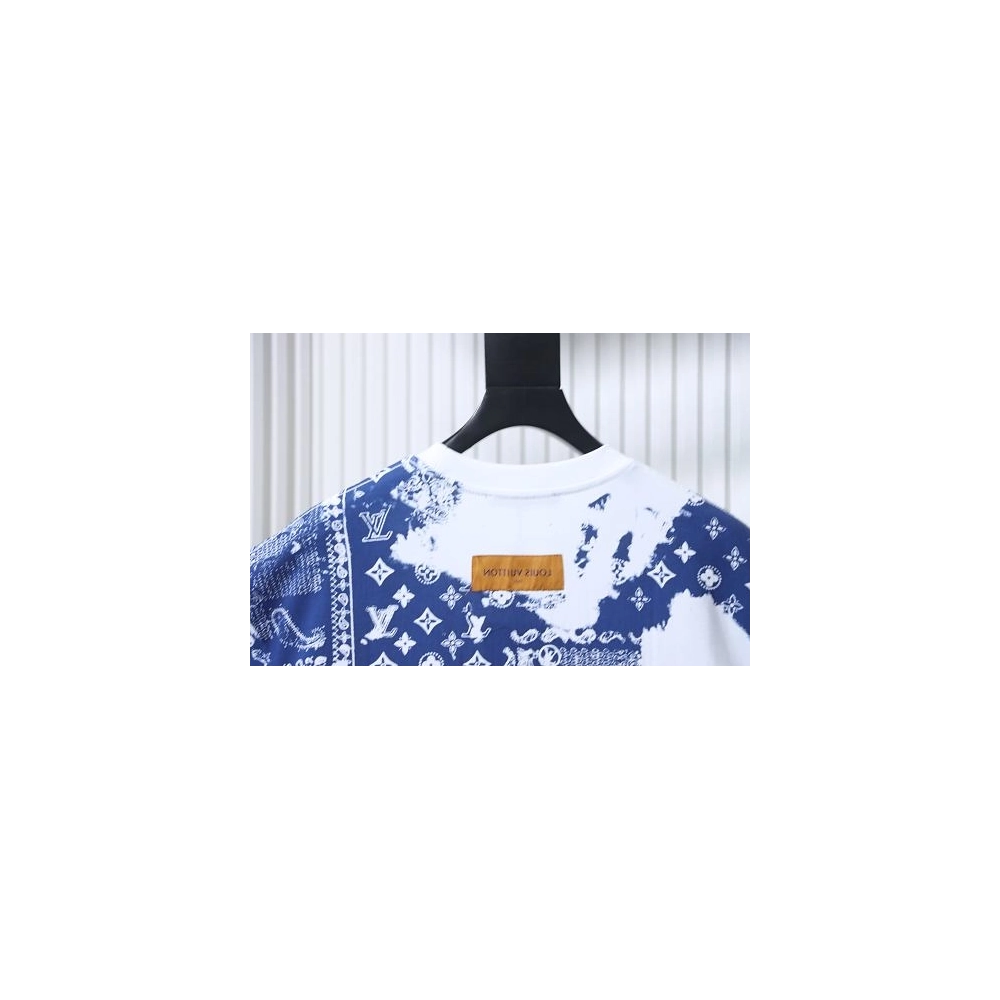 Louis Vuitton Cashew Tie-Dye T-shirt,Louis Vuitton T-Shirts,T-Shirts,CLOTHES