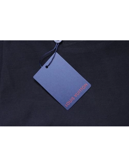 Louis Vuitton Gradient Embroidered T-Shirt Black,Louis Vuitton T-Shirts,T-Shirts,CLOTHES