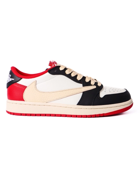 Travis Scott Air Jordan 1 Low Black Red DM7866-166,AIR JORDAN 1 LOW,Air Jordan