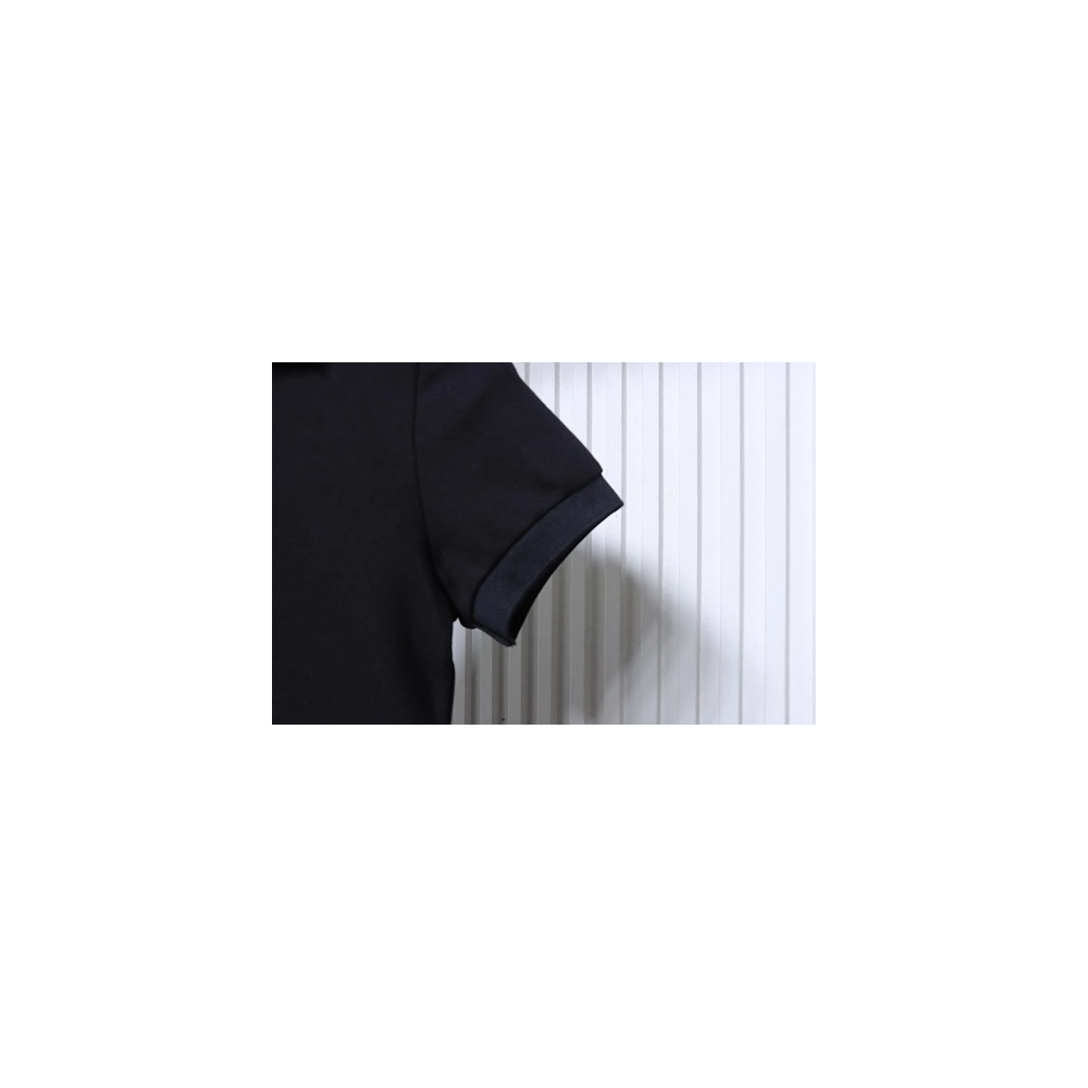 Ralph Lauren Pony Logo Embroidered Short-Sleeve Button-Down Shirt Black,Ralph Lauren T-Shirts,T-Shirts,CLOTHES