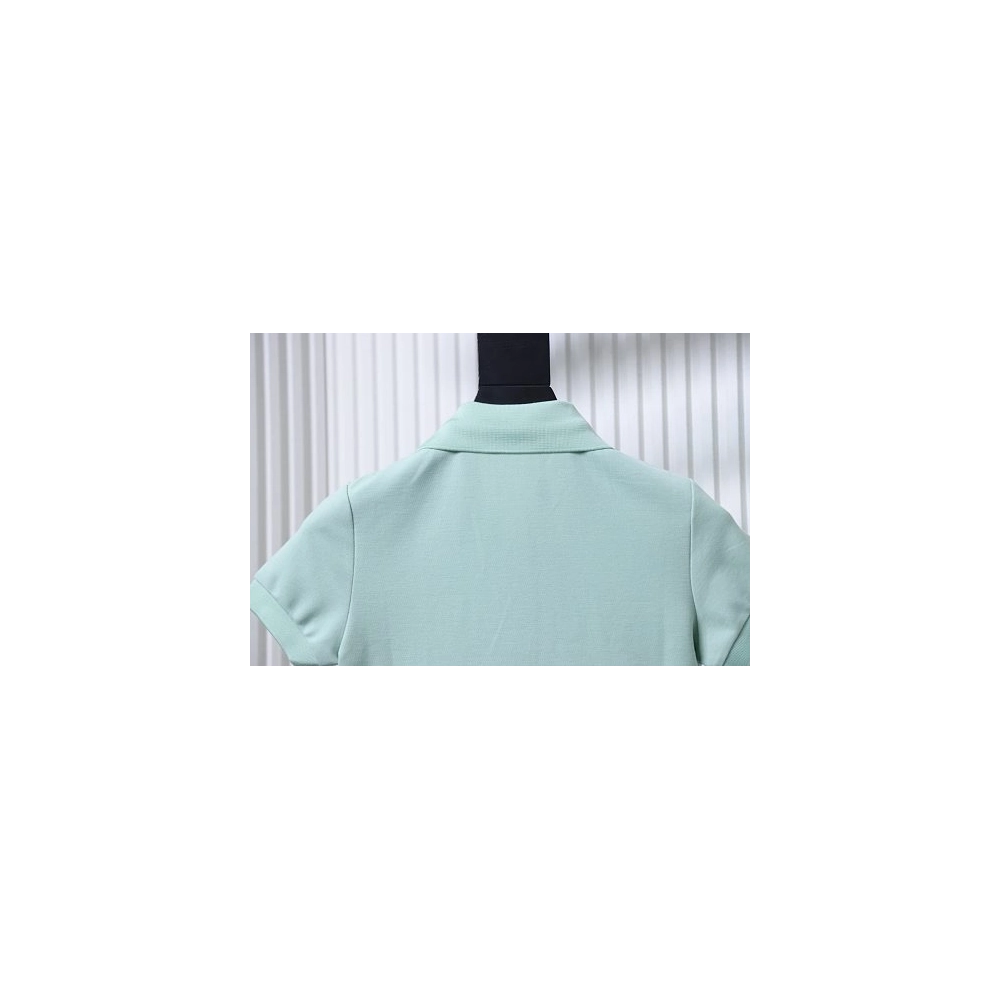 Ralph Lauren Pony Logo Embroidered Short-Sleeve Button-Down Shirt Green,Ralph Lauren T-Shirts,T-Shirts,CLOTHES