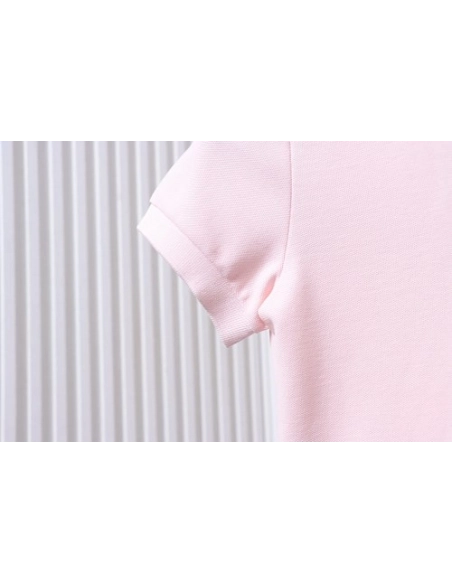 Ralph Lauren Pony Logo Embroidered Short-Sleeve Button-Down Shirt Pink,Ralph Lauren T-Shirts,T-Shirts,CLOTHES