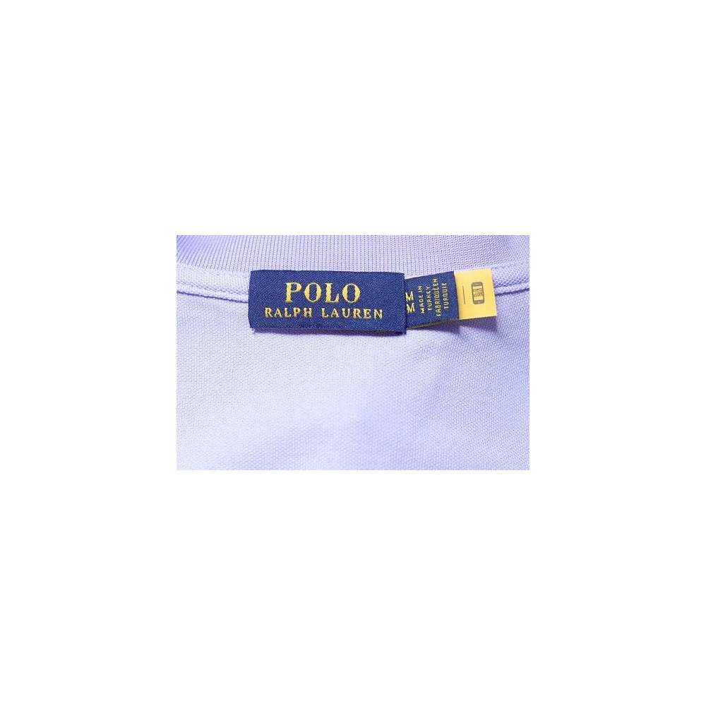 Ralph Lauren Pony Logo Embroidered Short-Sleeve Button-Down Shirt Purple,Ralph Lauren T-Shirts,T-Shirts,CLOTHES