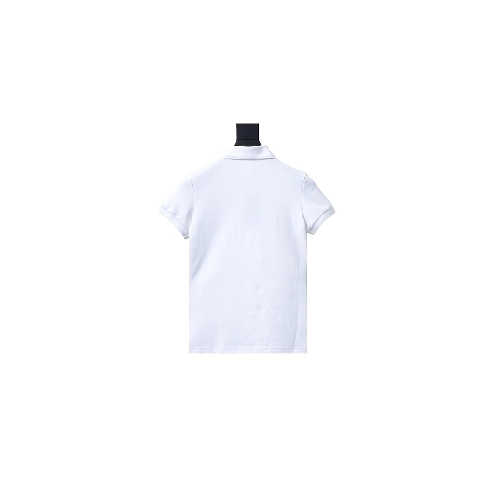 Ralph Lauren Pony Logo Embroidered Short-Sleeve Button-Down Shirt White,Ralph Lauren T-Shirts,T-Shirts,CLOTHES