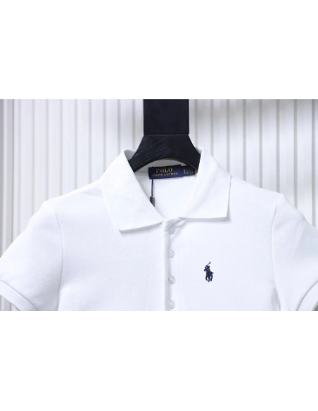 Ralph Lauren Pony Logo Embroidered Short-Sleeve Button-Down Shirt White,Ralph Lauren T-Shirts,T-Shirts,CLOTHES